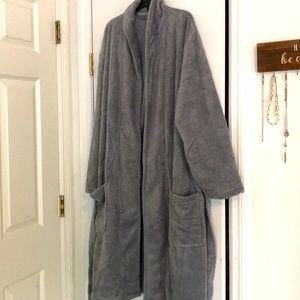 Dark gray soft robe brand new!